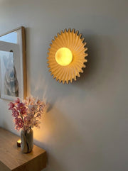 Glova Ceramic Petal Art Wall Light Nordic - Hallway Statement Light